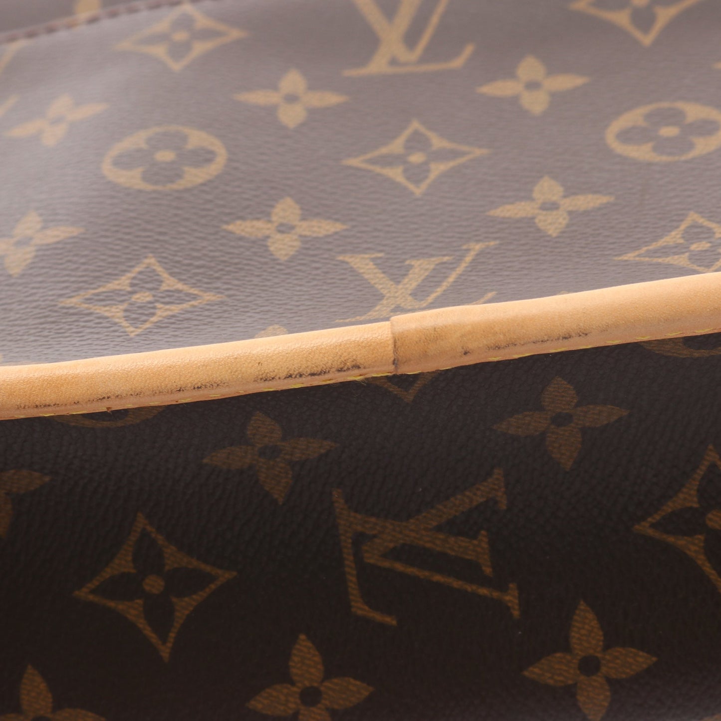 ソローニュ モノグラム ショルダーバッグ PVC レザー ブラウン ルイヴィトン バッグ LOUIS VUITTON