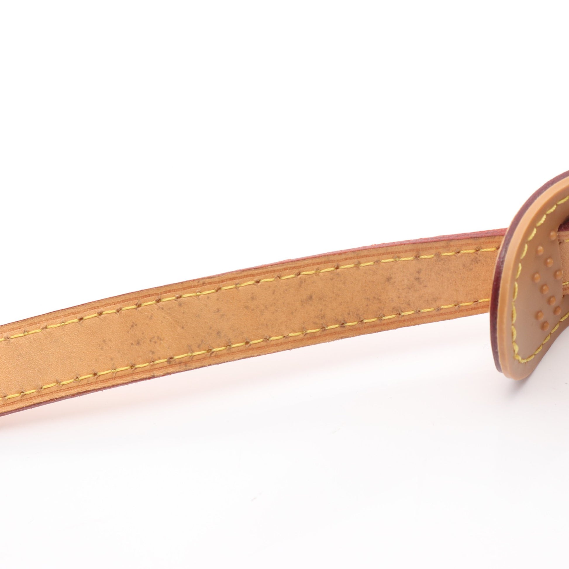 ソローニュ モノグラム ショルダーバッグ PVC レザー ブラウン ルイヴィトン バッグ LOUIS VUITTON