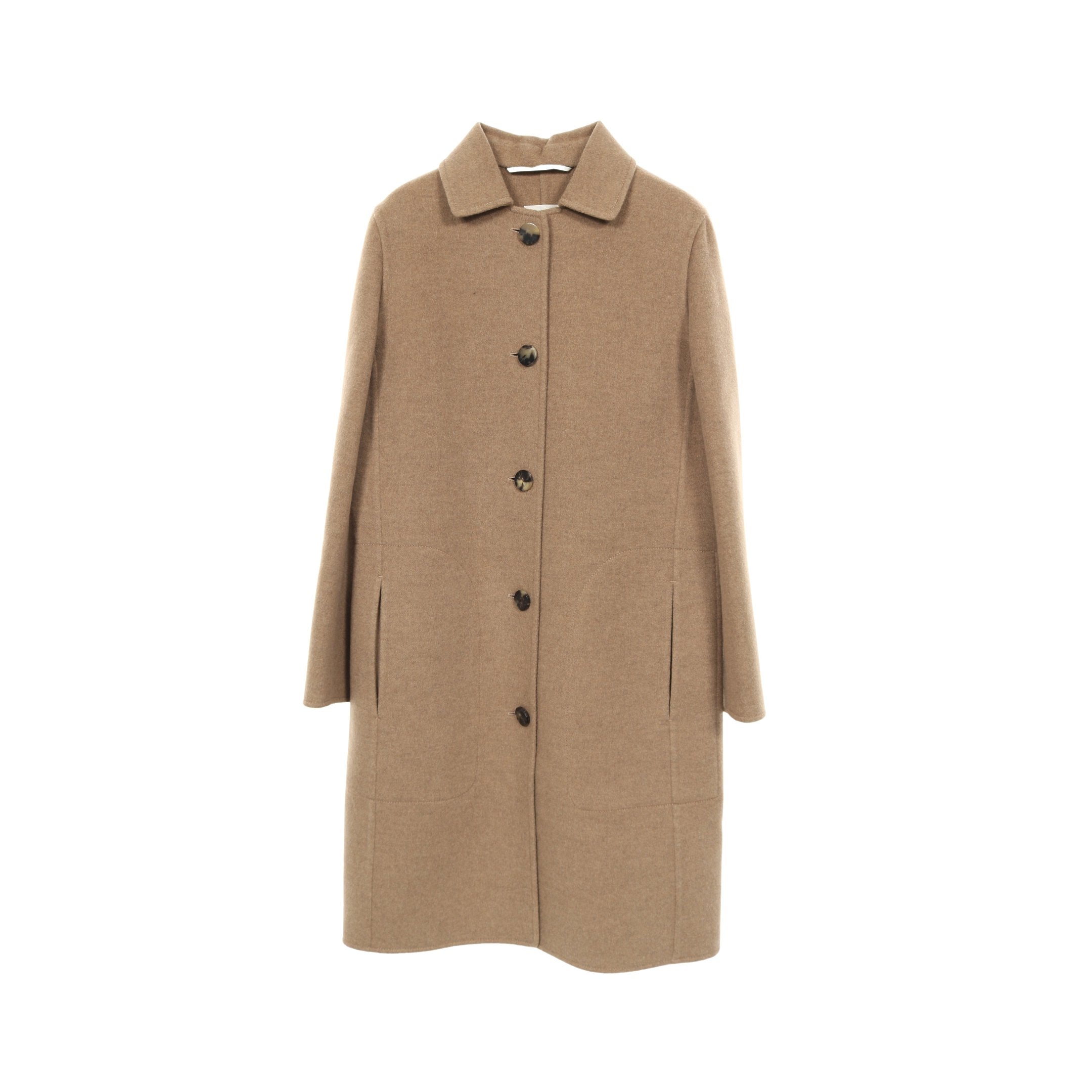 美品　HERMES エルメス　カシミヤ　刺繍　ジャケット　キャメル　コート 着こなす楽しみが広がる「エルメス」のカシミアコート｜細部に配された