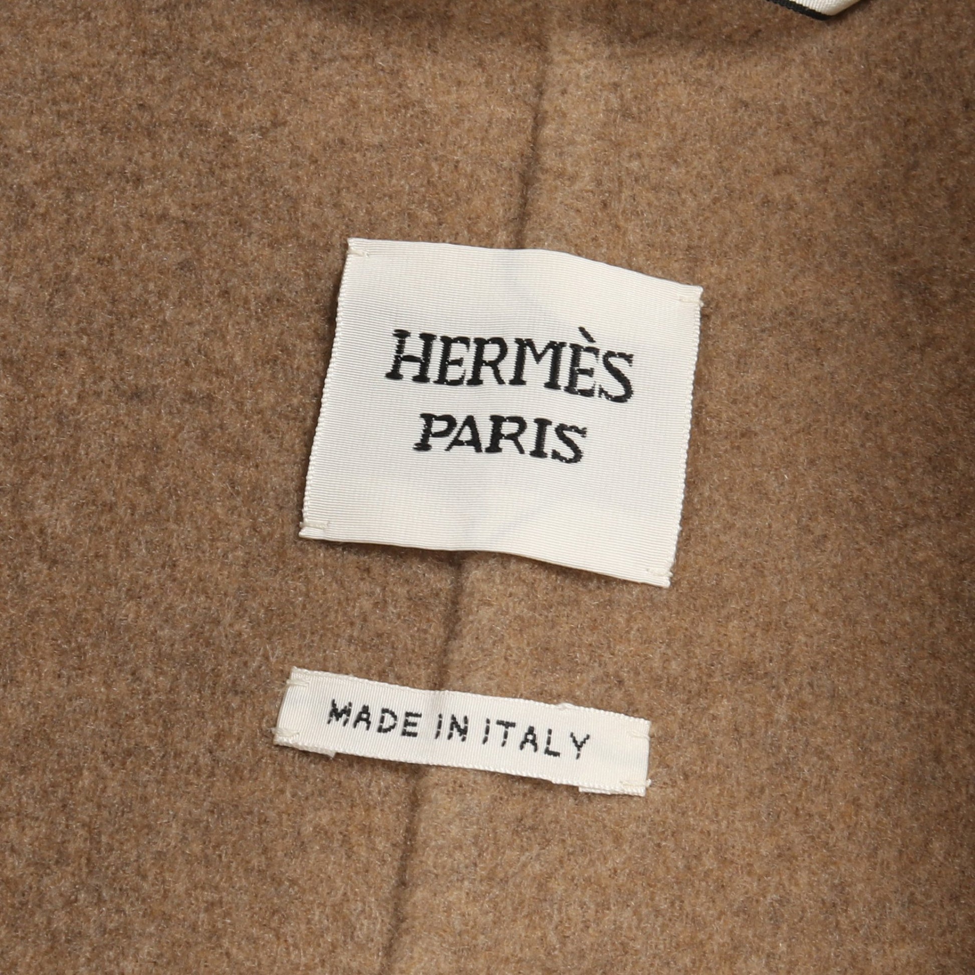 コート カシミヤ ベージュ エルメス アウター HERMES