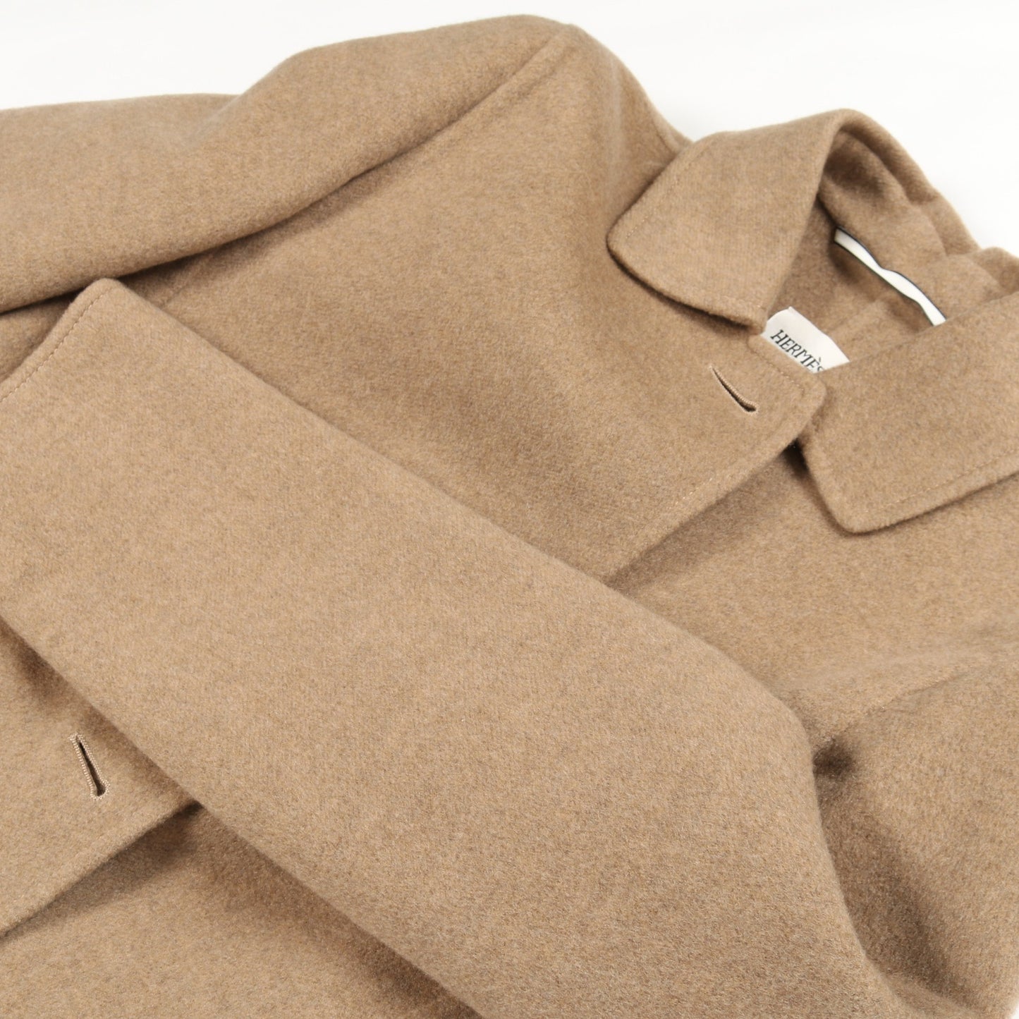 コート カシミヤ ベージュ エルメス アウター HERMES