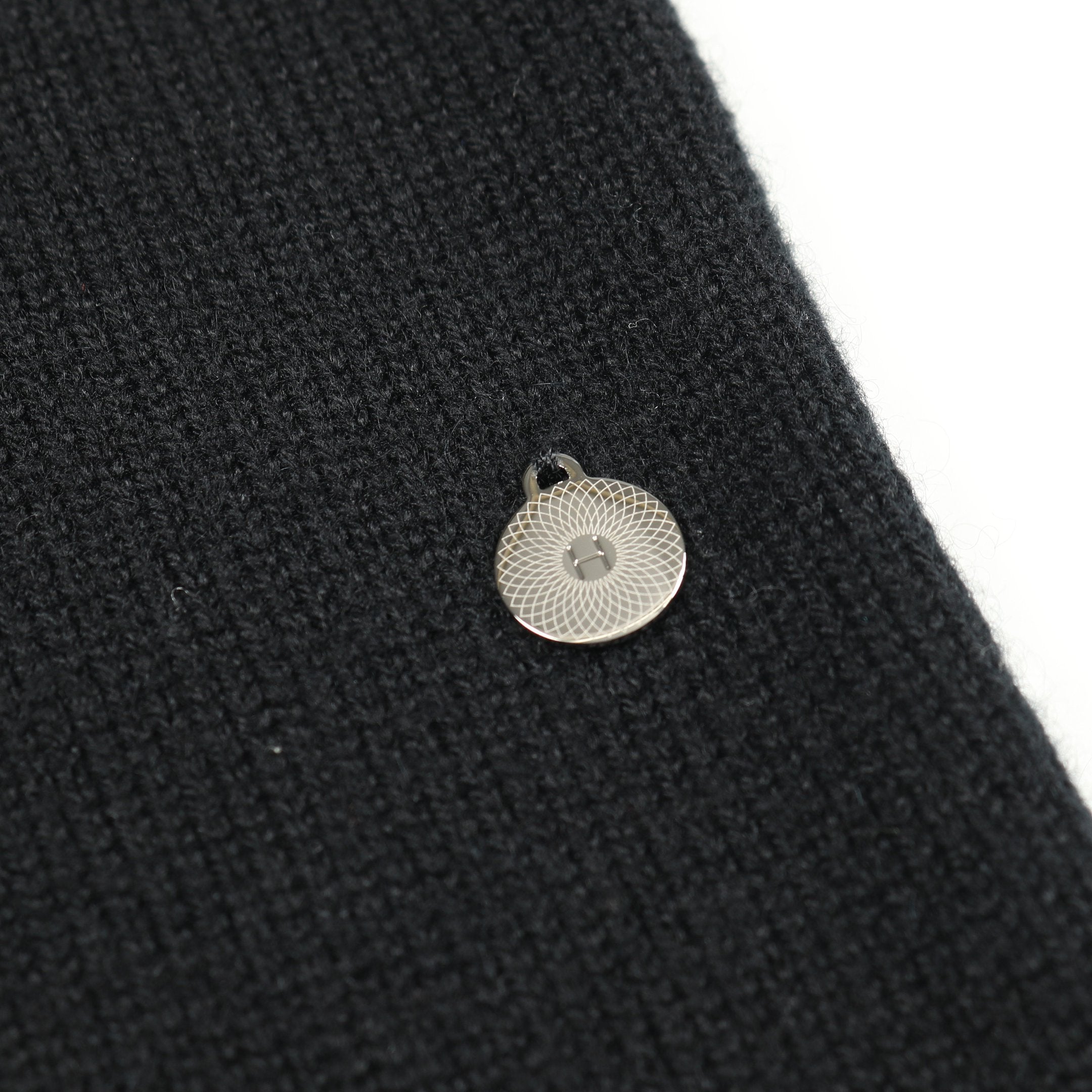 ニットワンピース Vネック カシミヤ ブラック エルメス – RECLO