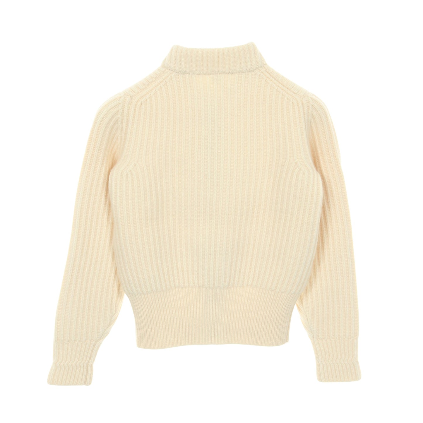 ジップアップ ニット カシミヤ オフホワイト エルメス トップス HERMES