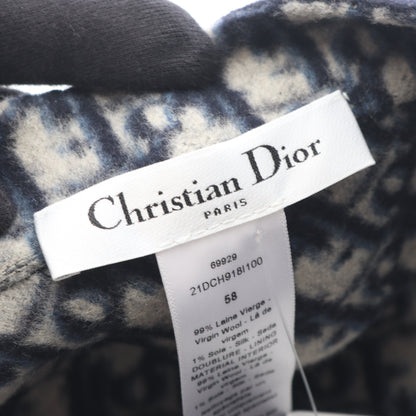オブリーク キャップ ウール シルク ネイビー ベージュ クリスチャンディオール 財布・小物 Christian Dior