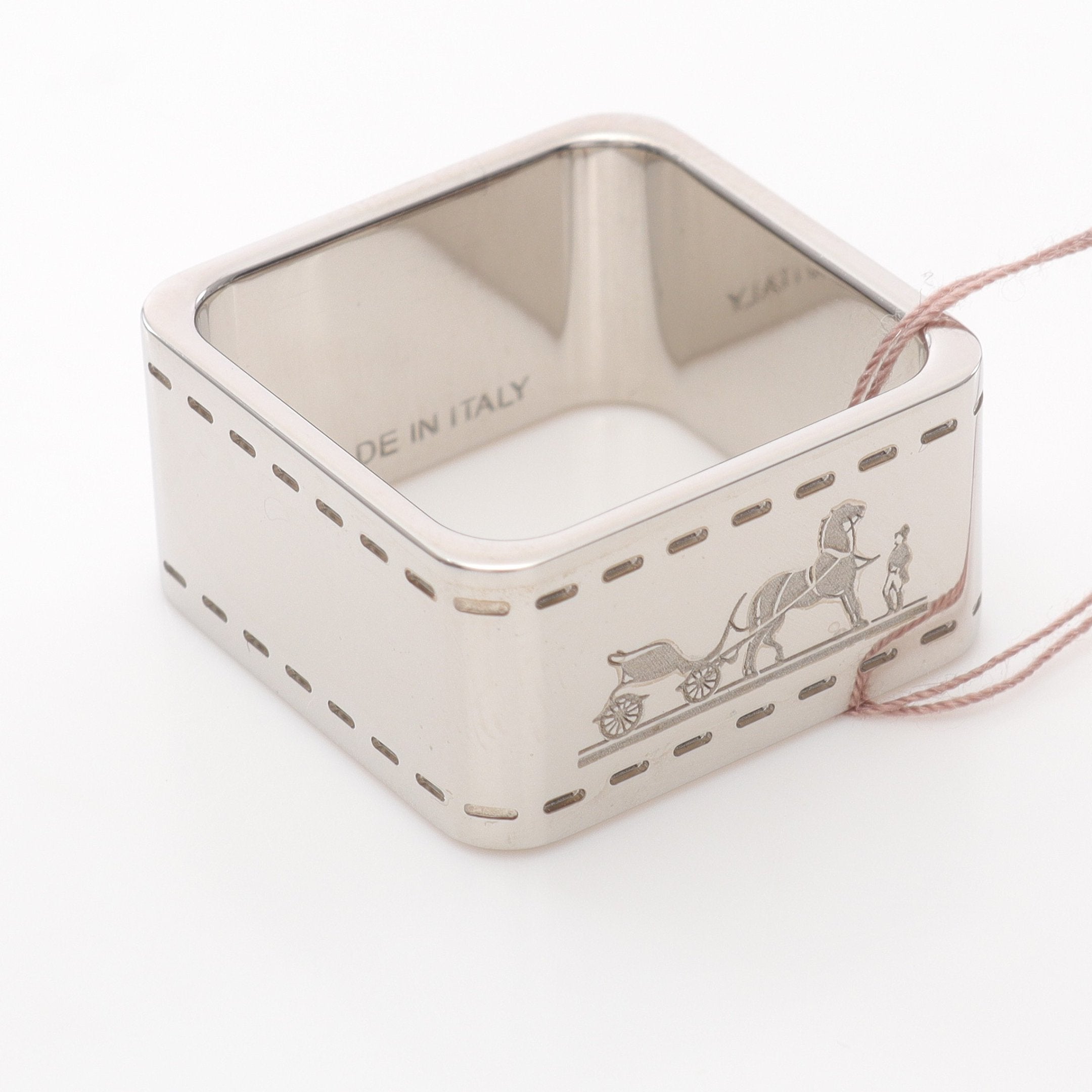 ボルデュック 90 スカーフリング シルバー エルメス – RECLO