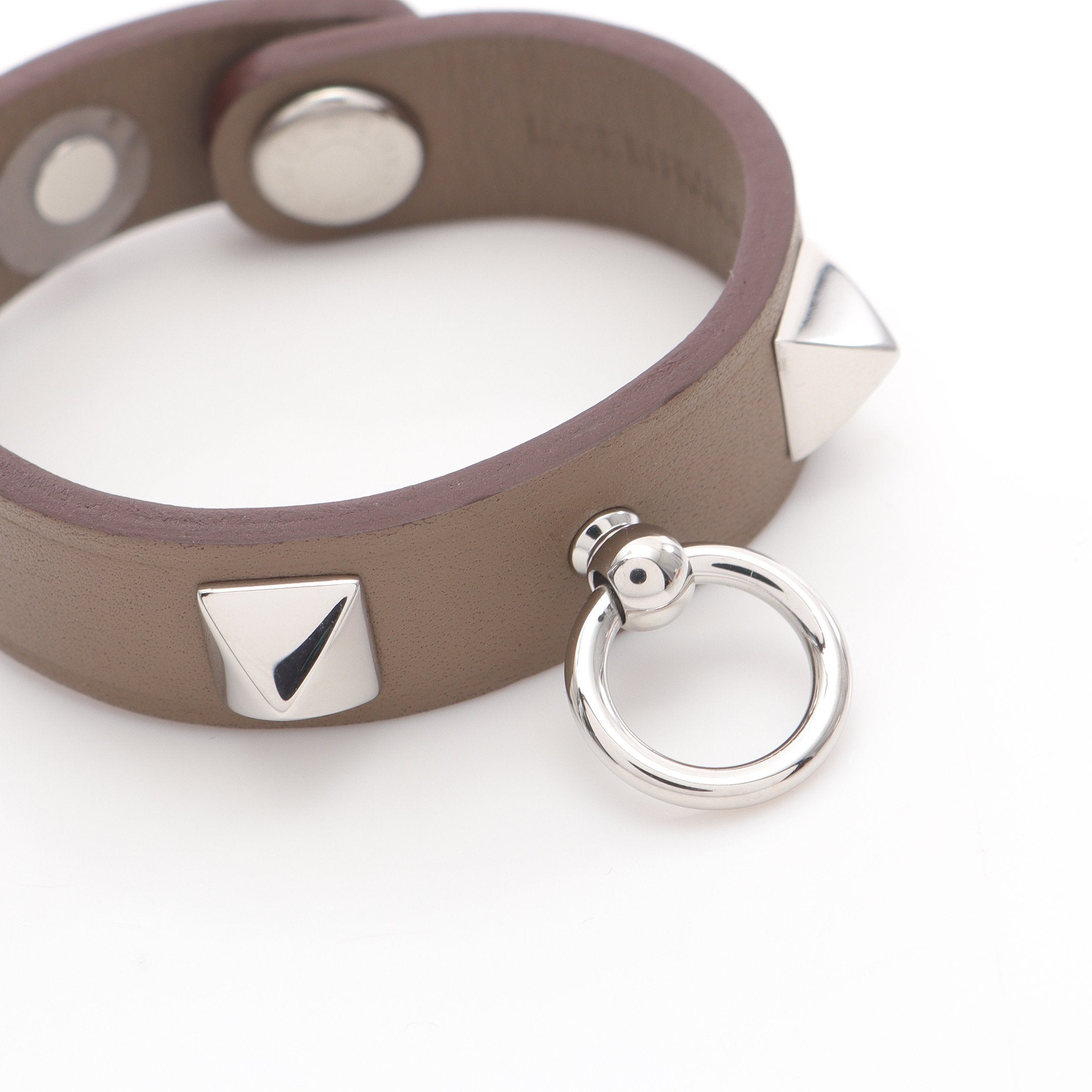 リヴァル エトゥープ グローブホルダー レザー グレーベージュ