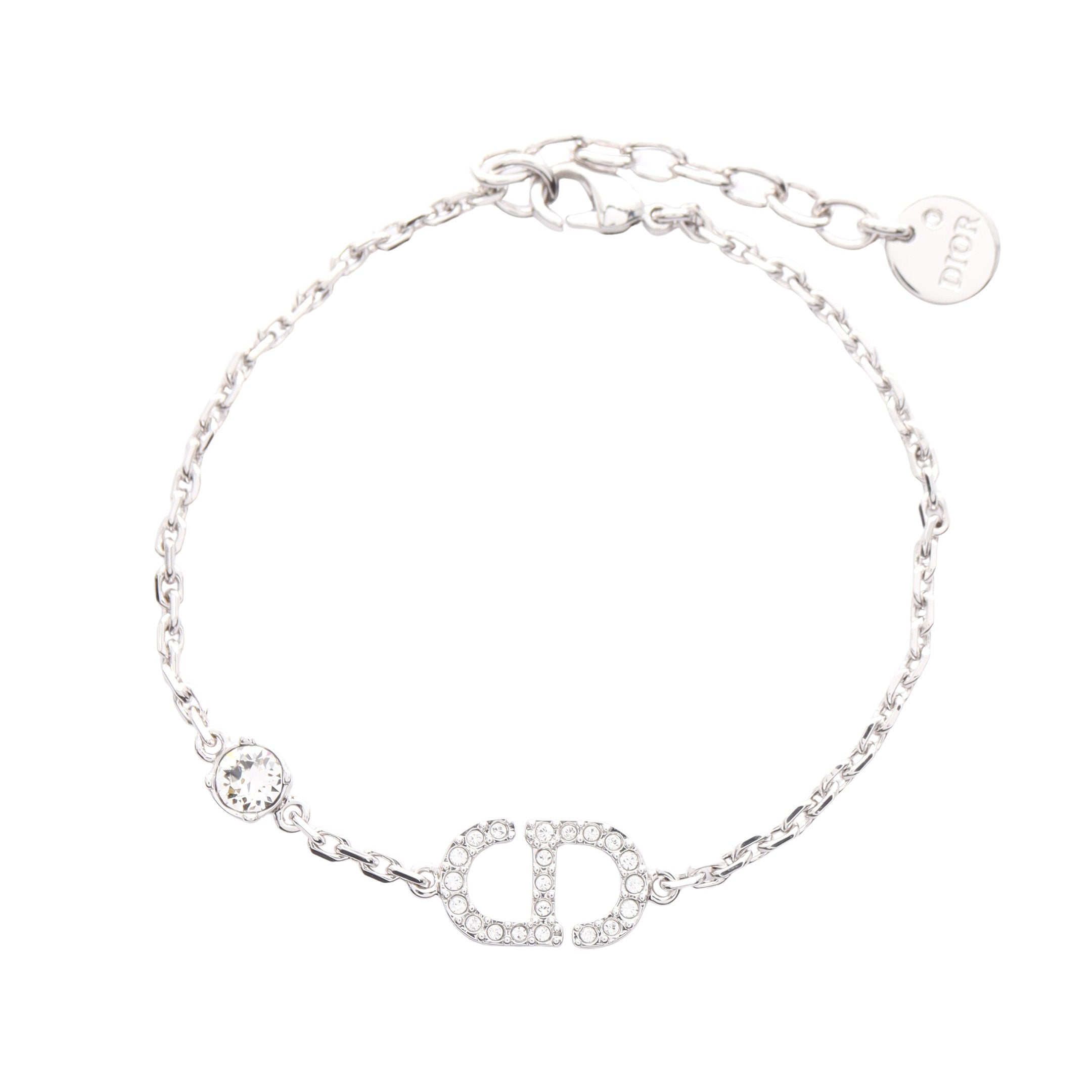 DIOR クレール ディー リュヌ ラインストーン ブレスレット シルバー Clair D Lune クレール ディー リュヌ ブレスレット ラインストーン