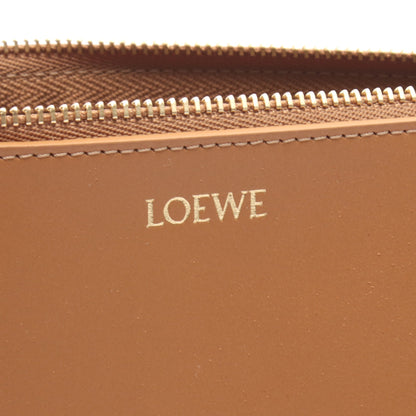 パズルフォルド ポーチ クラッチバッグ レザー ライトブラウン 2WAY ロエベ バッグ LOEWE
