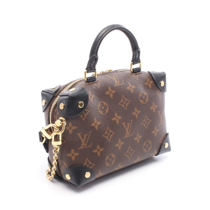 プティット マル スープル モノグラム ハンドバッグ PVC レザー ブラウン ブラック 2WAY ルイヴィトン バッグ LOUIS VUITTON
