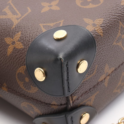 プティット マル スープル モノグラム ハンドバッグ PVC レザー ブラウン ブラック 2WAY ルイヴィトン バッグ LOUIS VUITTON