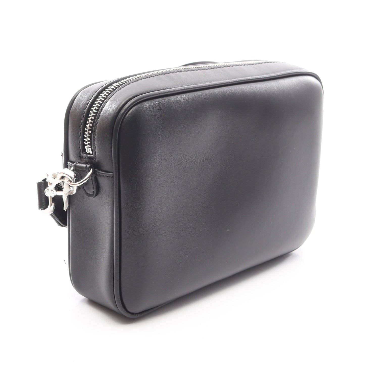 スクエアFF カメラケース ズッカ ショルダーバッグ PVC レザー ブラック グレー フェンディ バッグ FENDI