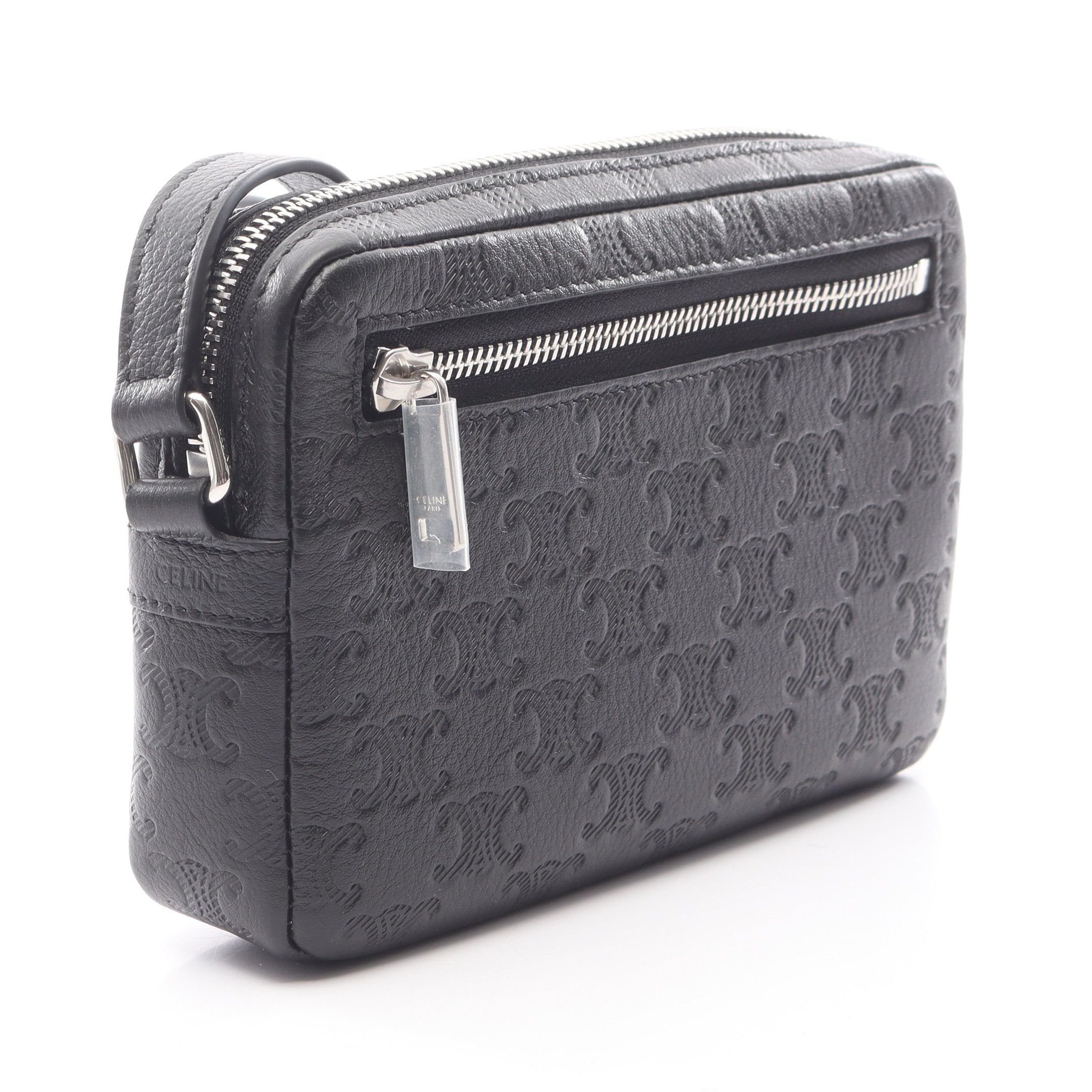 美品 セリーヌ CELINE トリオンフ ショルダーバッグ カメラバッグ CELINE セリーヌ カメラ トリオンフ ショルダーバッグ