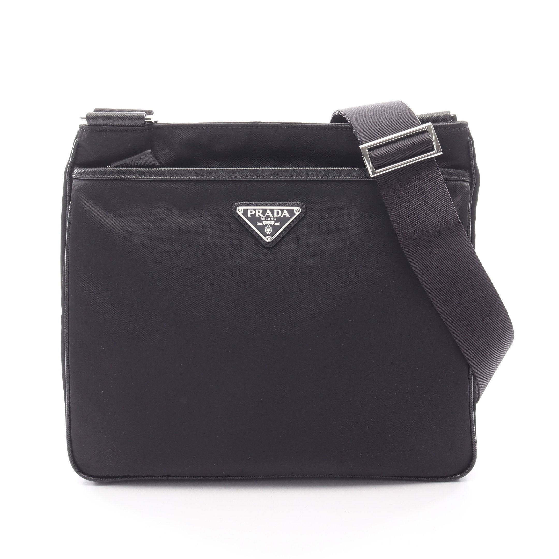 PRADA / プラダ Re-Nylon サフィアーノレザー ショルダーバッグ PRADA
