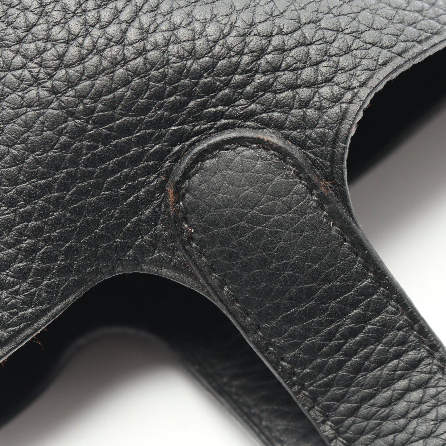 ピコタンPM ハンドバッグ トリヨンクレマンス ブラック シルバー金具 □J刻印 エルメス バッグ HERMES