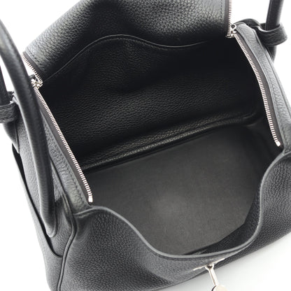 リンディ26 ショルダーバッグ トリヨンクレマンス ブラック シルバー金具 U刻印 エルメス バッグ HERMES