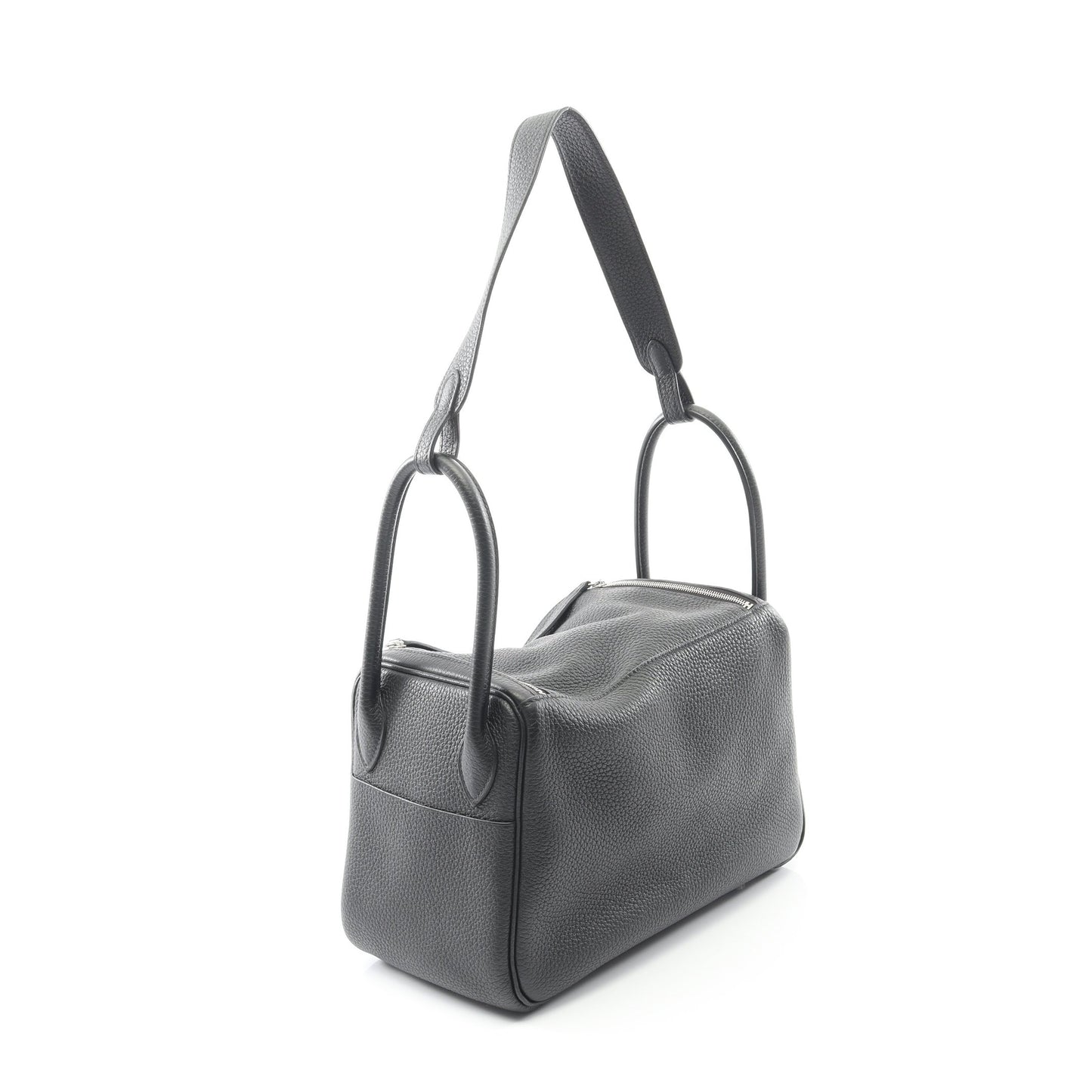 リンディ26 ショルダーバッグ トリヨンクレマンス ブラック シルバー金具 U刻印 エルメス バッグ HERMES
