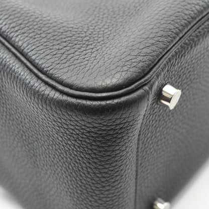 リンディ26 ショルダーバッグ トリヨンクレマンス ブラック シルバー金具 U刻印 エルメス バッグ HERMES