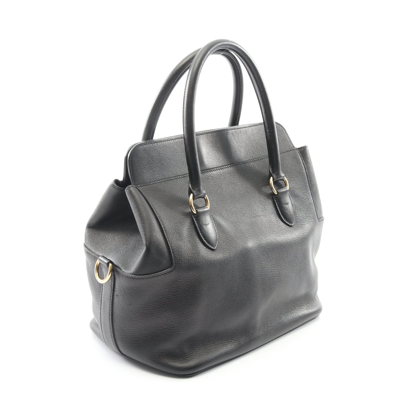 ツールボックス26 ハンドバッグ エバーカラー ブラック ゴールド金具 2WAY C刻印 エルメス バッグ HERMES
