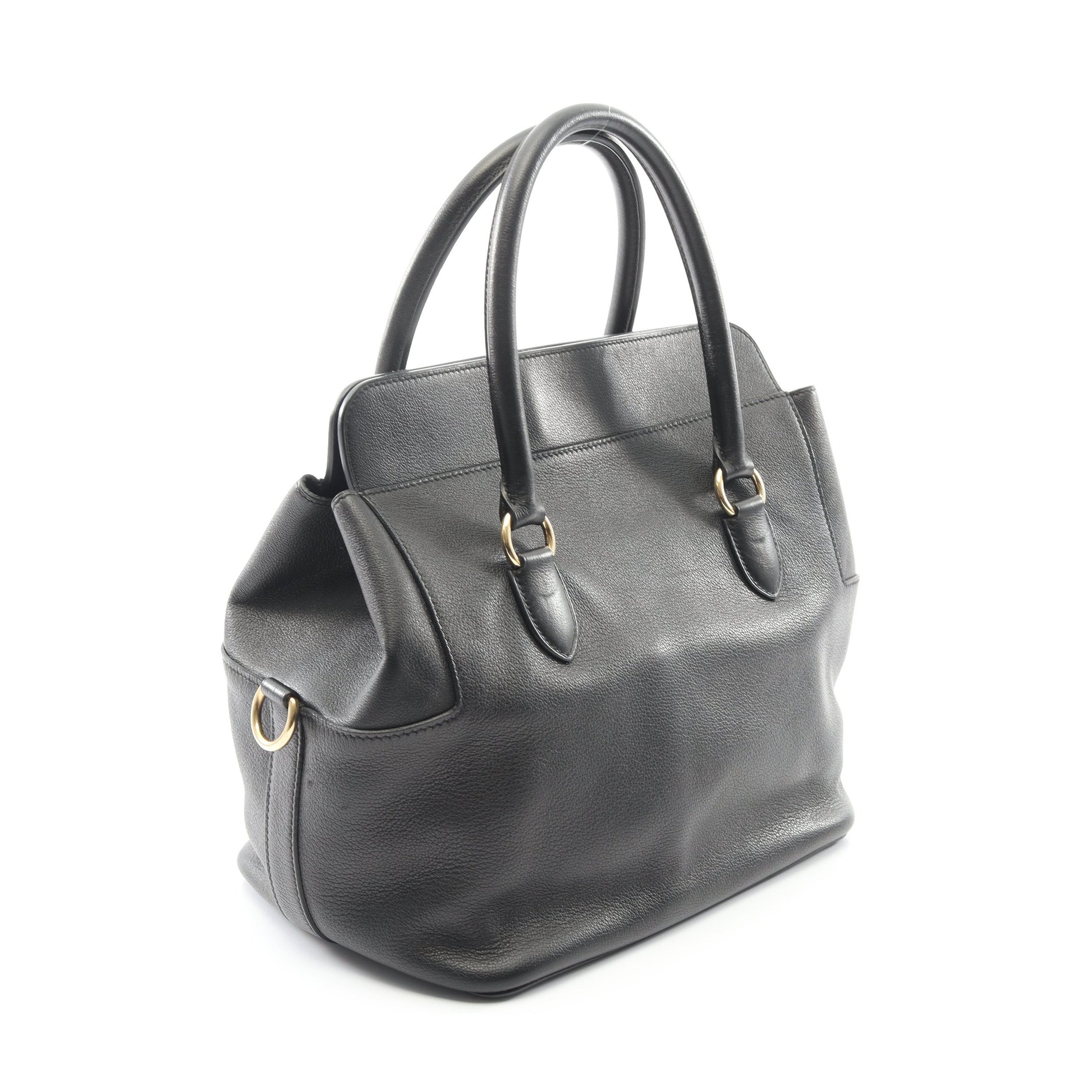 ツールボックス26 ハンドバッグ エバーカラー ブラック ゴールド金具 2WAY C刻印 エルメス バッグ HERMES
