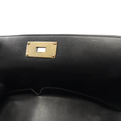 ツールボックス26 ハンドバッグ エバーカラー ブラック ゴールド金具 2WAY C刻印 エルメス バッグ HERMES