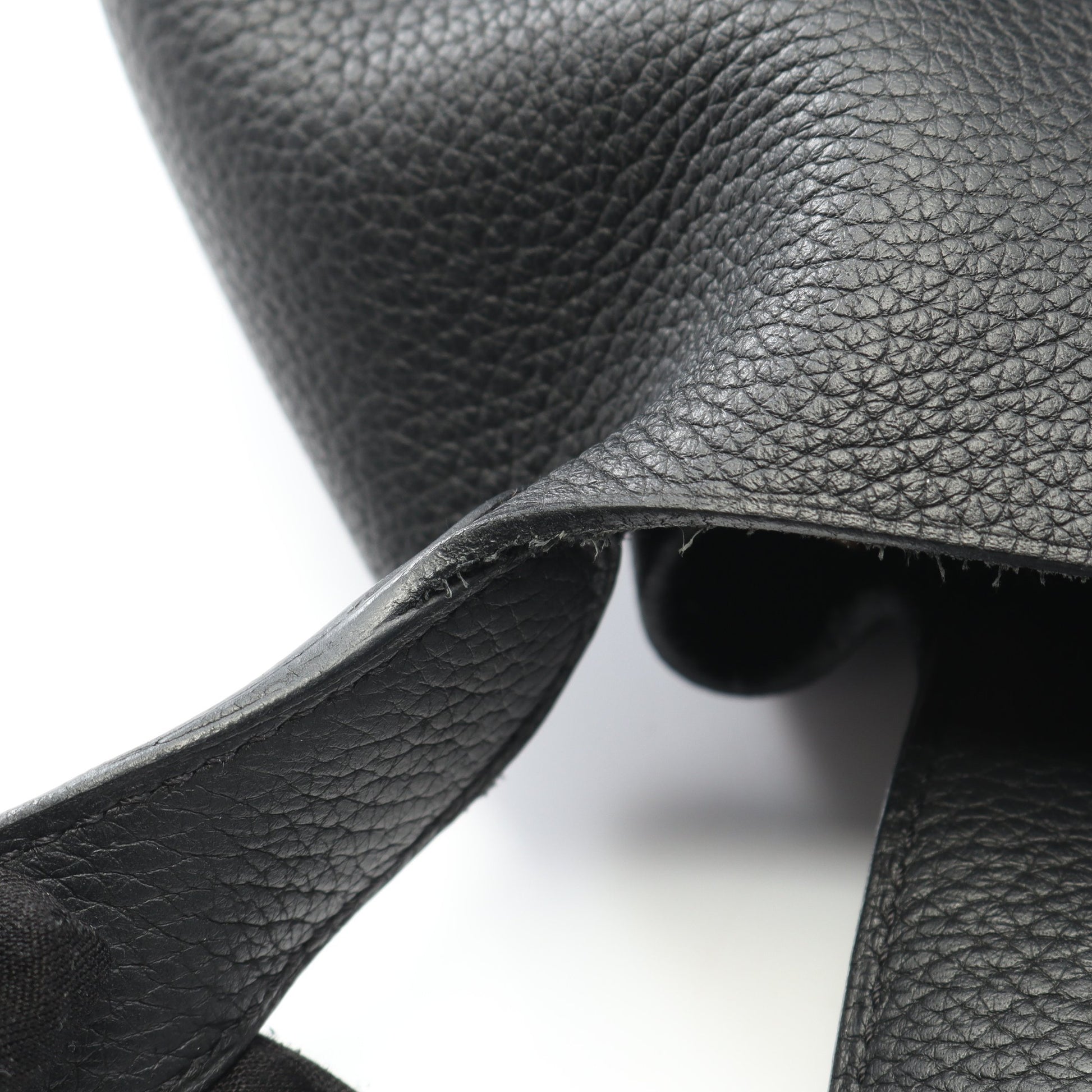 ピコタンロックMM ハンドバッグ トリヨンクレマンス ブラック ゴールド金具 U刻印 エルメス バッグ HERMES