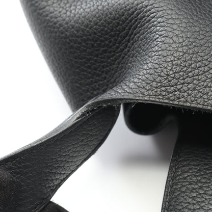 ピコタンロックMM ハンドバッグ トリヨンクレマンス ブラック ゴールド金具 U刻印 エルメス バッグ HERMES