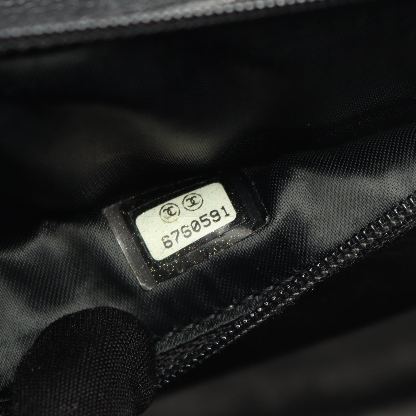マトラッセ ハンドバッグ キャビアスキン ブラック ゴールド金具 シャネル バッグ CHANEL