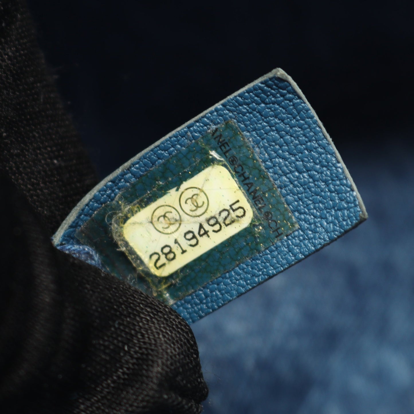 エジプトライン チェーンショルダーバッグ デニム ムートン ブルー ホワイト ゴールド金具 シャネル バッグ CHANEL
