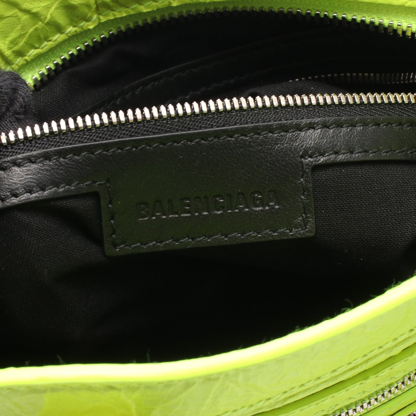 ネオ カゴール S ハンドバッグ レザー イエロー ネオンカラー 2WAY バレンシアガ バッグ BALENCIAGA