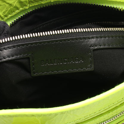 ネオ カゴール S ハンドバッグ レザー イエロー ネオンカラー 2WAY バレンシアガ バッグ BALENCIAGA