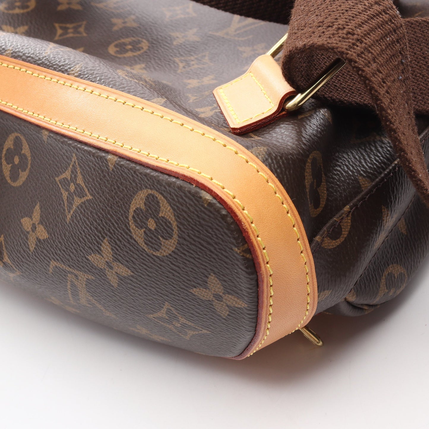サックアド ボスフォール モノグラム バックパック リュックサック PVC レザー ブラウン ルイヴィトン バッグ LOUIS VUITTON
