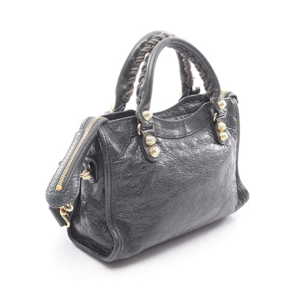 クラシック ミニシティ ハンドバッグ レザー グレー 2WAY バレンシアガ バッグ BALENCIAGA