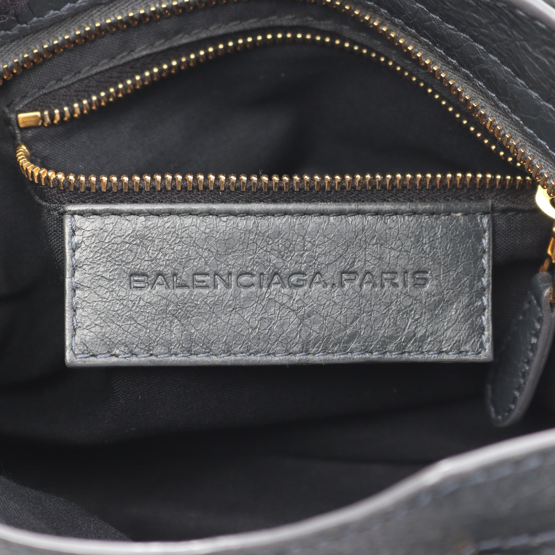 クラシック ミニシティ ハンドバッグ レザー グレー 2WAY バレンシアガ バッグ BALENCIAGA