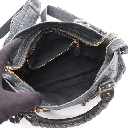 クラシック ミニシティ ハンドバッグ レザー グレー 2WAY バレンシアガ バッグ BALENCIAGA