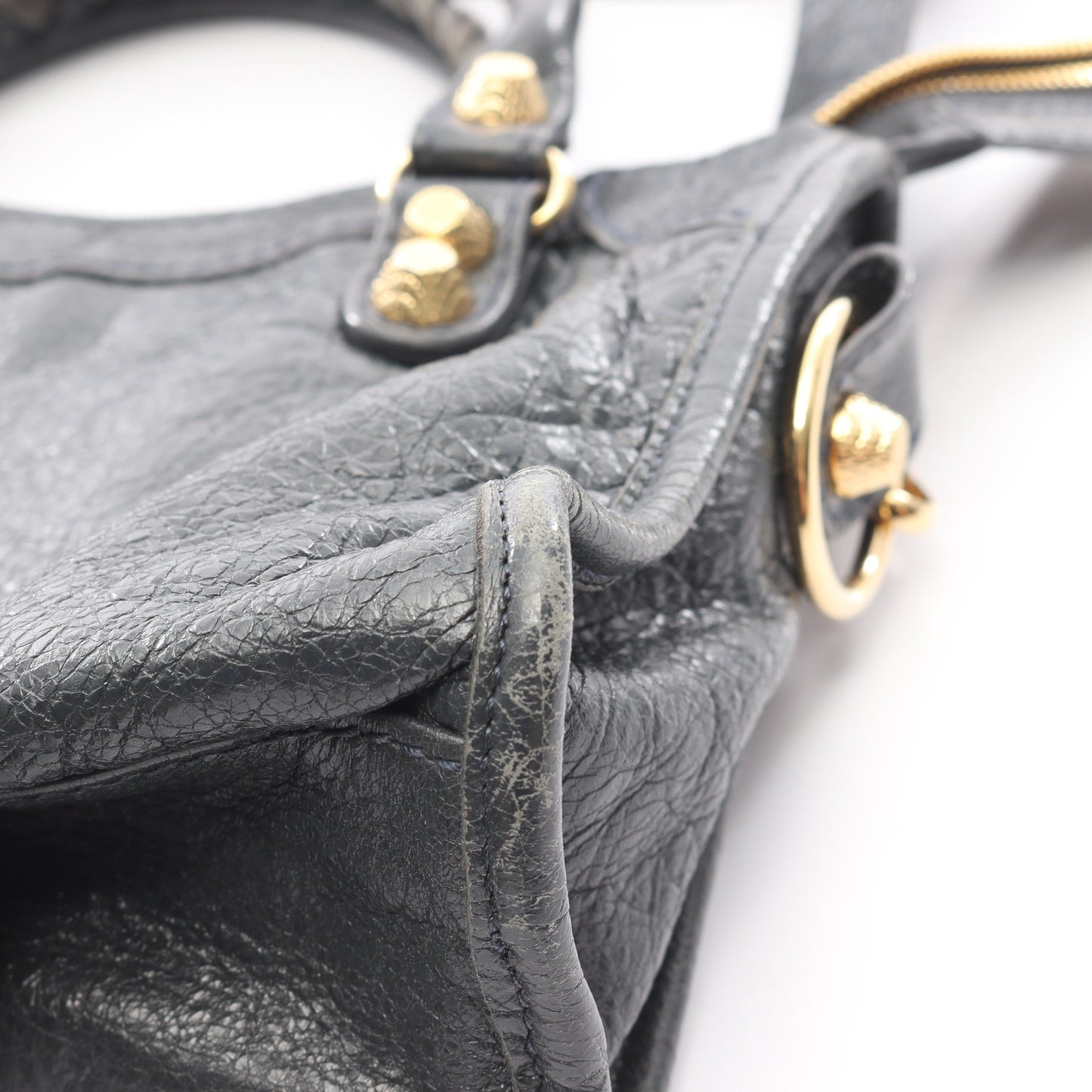クラシック ミニシティ ハンドバッグ レザー グレー 2WAY バレンシアガ バッグ BALENCIAGA