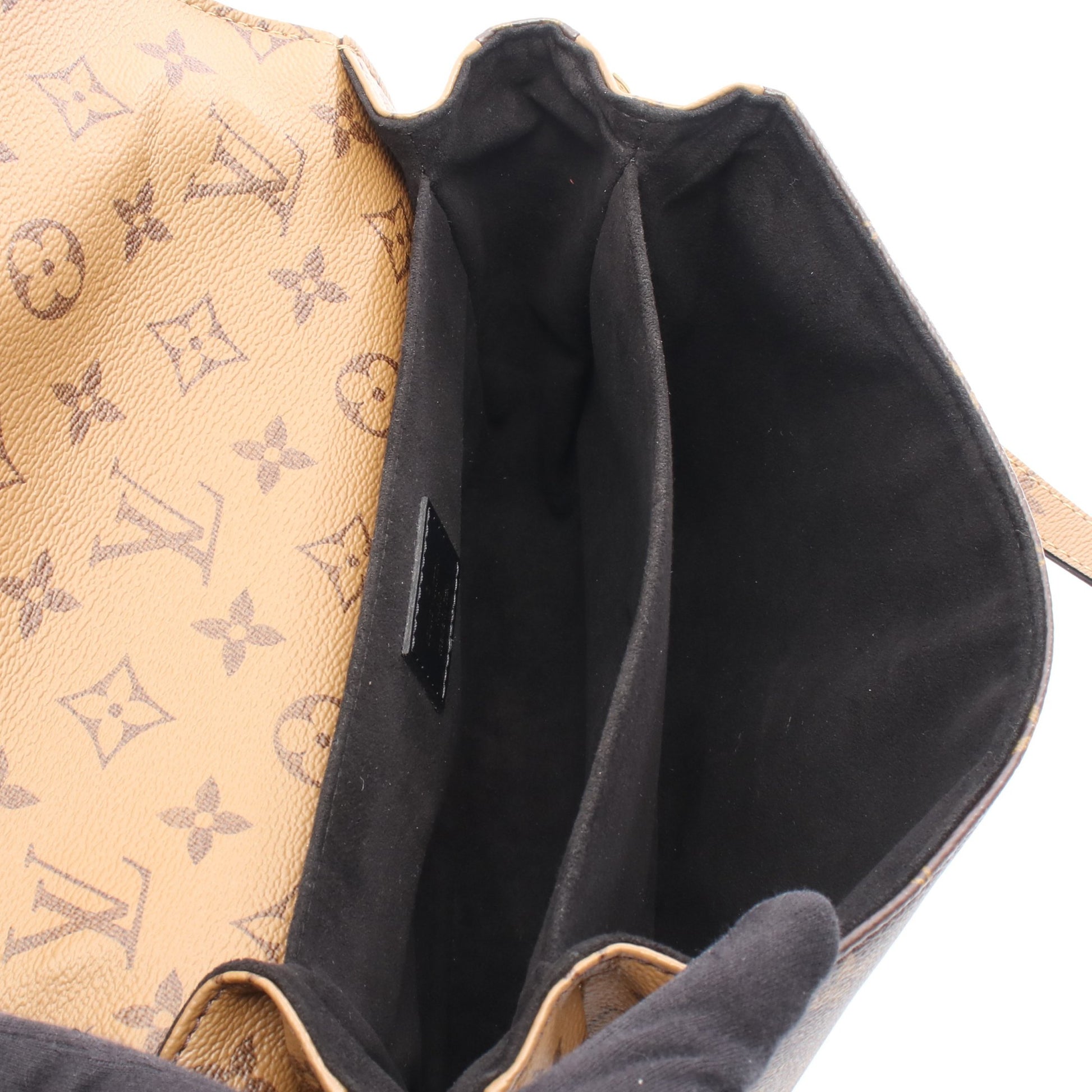 ポシェット メティス MM モノグラムリバース ハンドバッグ PVC レザー ブラウン ブラック 2WAY ルイヴィトン バッグ LOUIS VUITTON