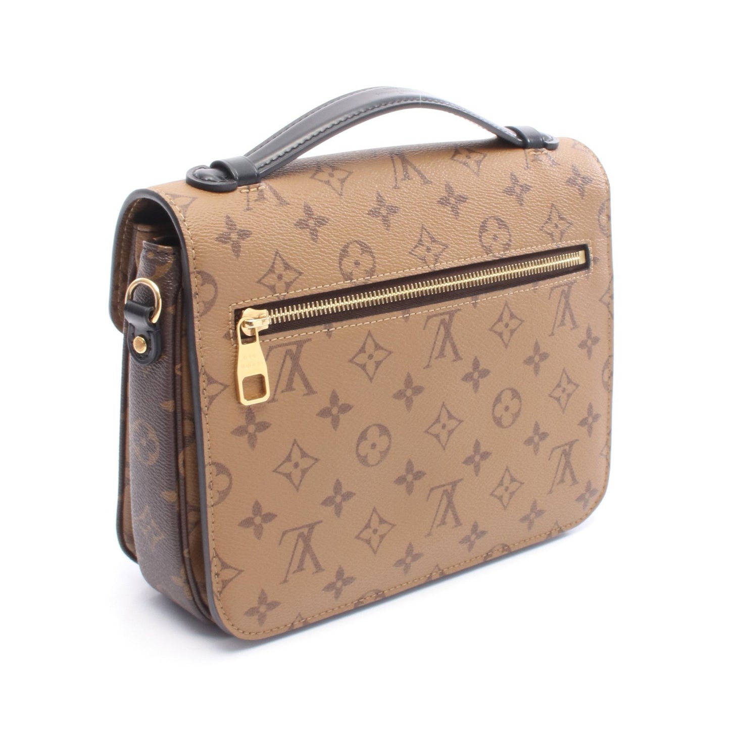 ポシェット メティス MM モノグラムリバース ハンドバッグ PVC レザー ブラウン ブラック 2WAY ルイヴィトン バッグ LOUIS VUITTON
