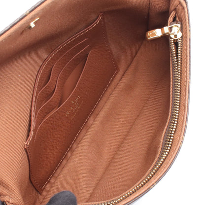 ウォレット オン チェーン アイビー チェーンハンドバッグ PVC ブラウン 2WAY ルイヴィトン バッグ LOUIS VUITTON
