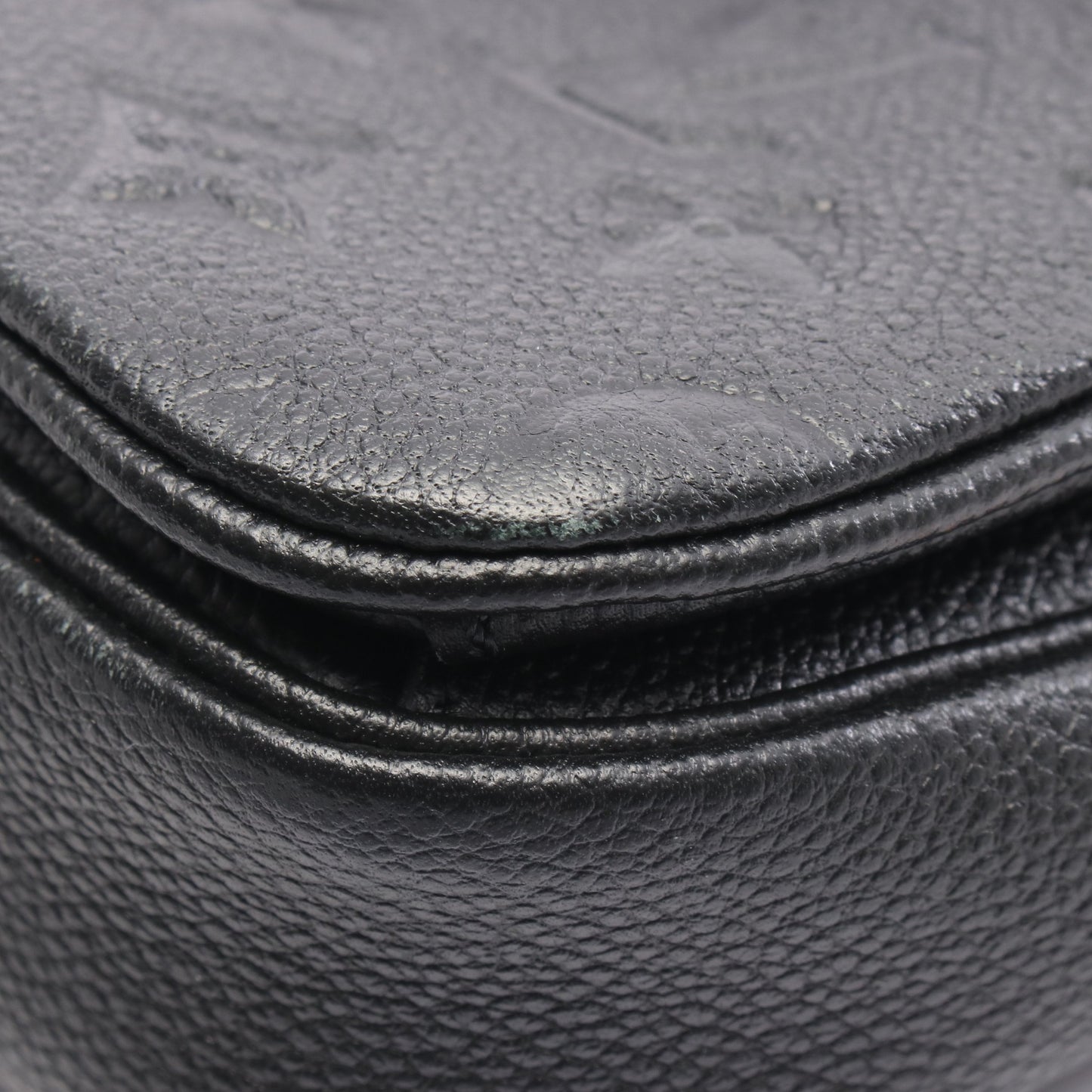 ポシェット メティスMM モノグラムアンプラント ノワール ハンドバッグ レザー ブラック ルイヴィトン バッグ LOUIS VUITTON