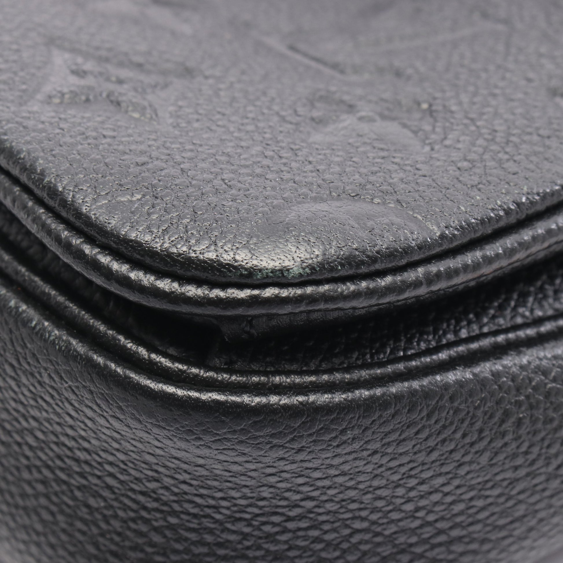 ポシェット メティスMM モノグラムアンプラント ノワール ハンドバッグ レザー ブラック ルイヴィトン バッグ LOUIS VUITTON