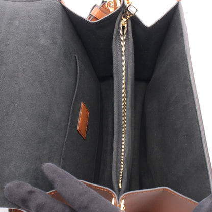 ドーフィーヌMM モノグラムリバース チェーンショルダーバッグ PVC レザー ブラウン ルイヴィトン