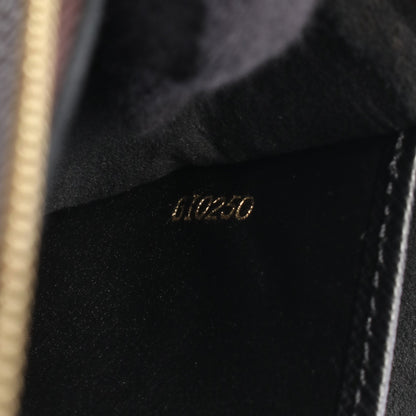 ポシェット ドゥーブル ジップ モノグラムジャイアント リバース ショルダーバッグ PVC レザー ブラウン ベージュ ルイヴィトン