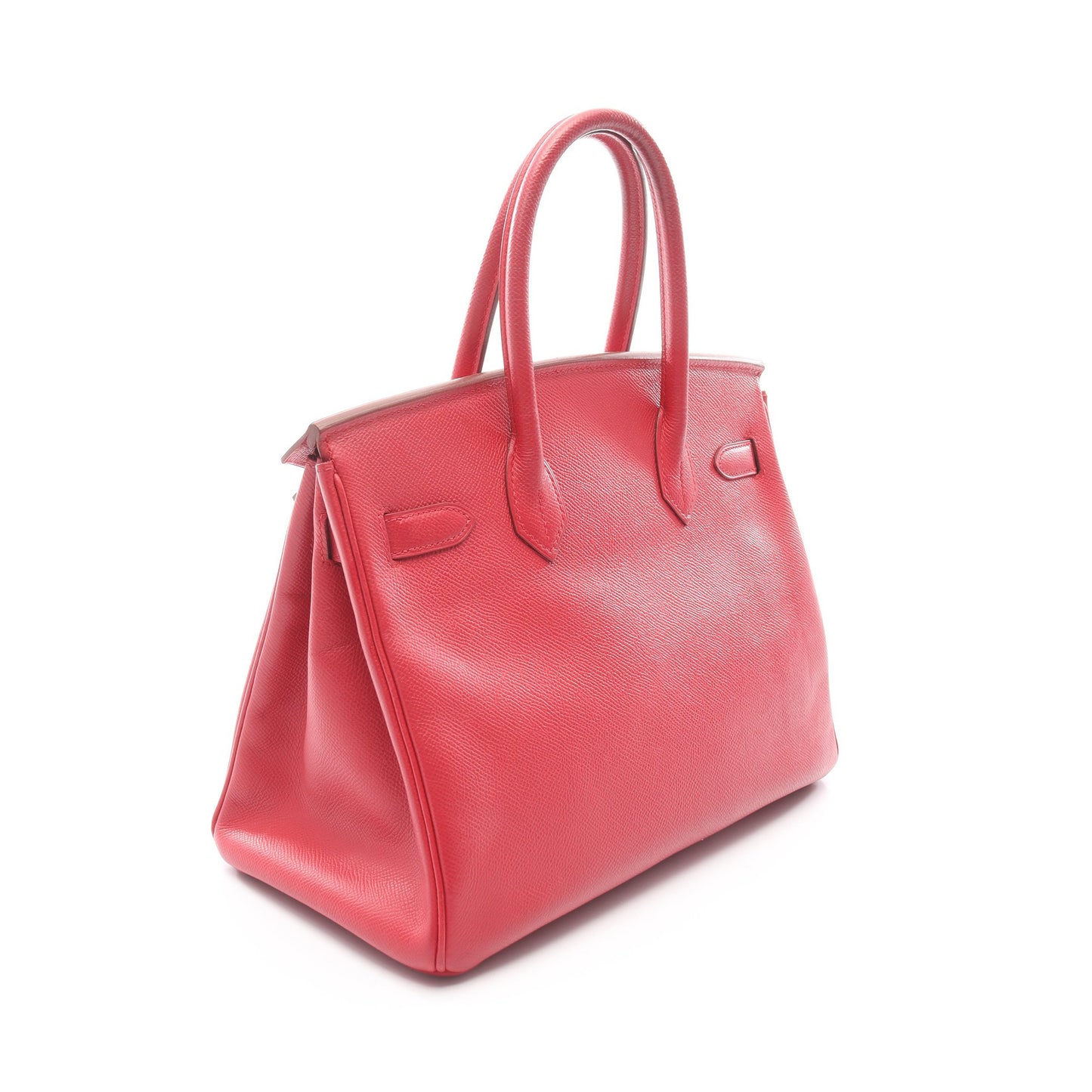 バーキン30 ルージュヴィフ ハンドバッグ ヴォーエプソン レッド ゴールド金具 □D刻印 エルメス バッグ HERMES