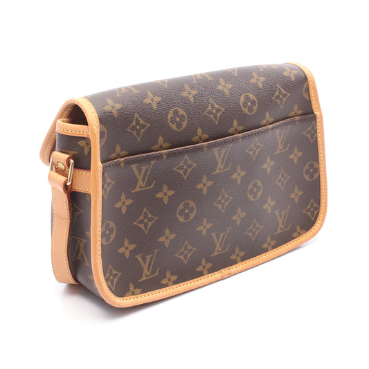 ソローニュ モノグラム ショルダーバッグ PVC レザー ブラウン ルイヴィトン