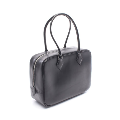 プリュム28 ハンドバッグ ボックスカーフ ブラック シルバー金具 □F刻印 エルメス バッグ HERMES