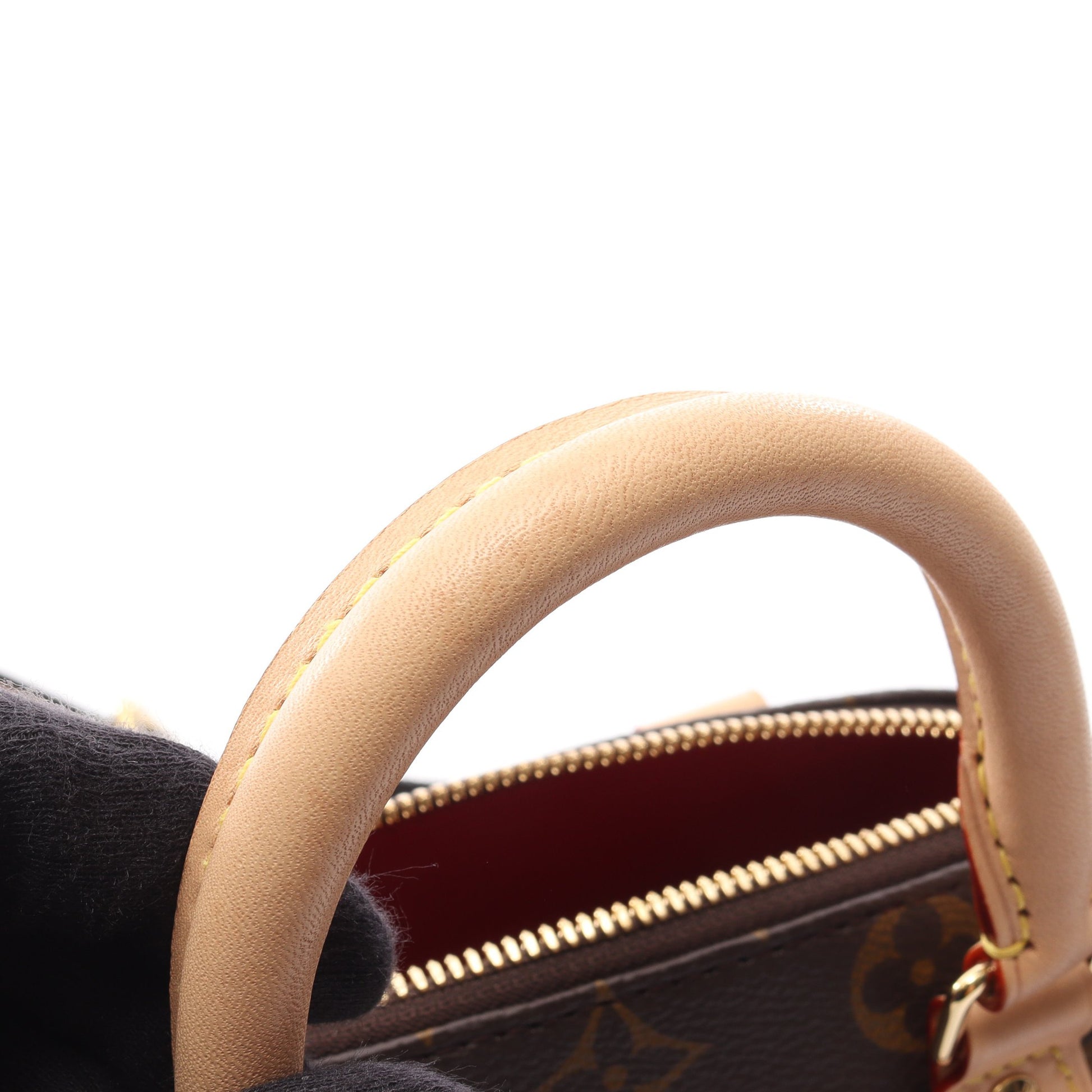 スピーディ バンドリエール20 モノグラム ハンドバッグ PVC レザー ブラウン 2WAY ルイヴィトン バッグ LOUIS VUITTON