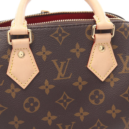 スピーディ バンドリエール20 モノグラム ハンドバッグ PVC レザー ブラウン 2WAY ルイヴィトン バッグ LOUIS VUITTON