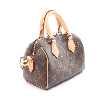 スピーディ バンドリエール20 モノグラム ハンドバッグ PVC レザー ブラウン 2WAY ルイヴィトン バッグ LOUIS VUITTON