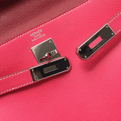 キャンディケリー32 ローズティリアン トスカ ハンドバッグ ヴォーエプソン ピンク シルバー金具 内縫い □O刻印 エルメス