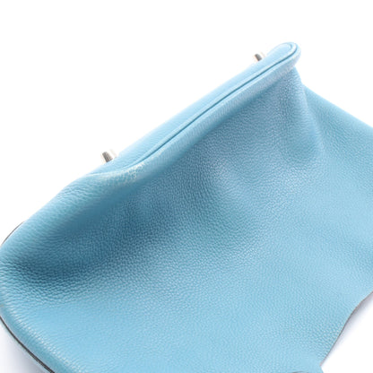 ピコタンMM ブルージーン ハンドバッグ トリヨンクレマンス ブルー シルバー金具 □K刻印 エルメス